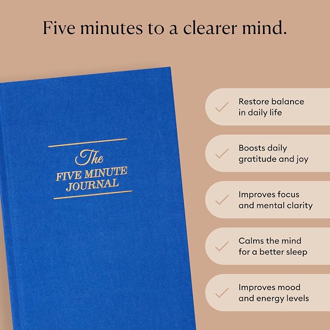 Intelligent Change The Five Minute Journal, Original Daily Gratitude 2025 - Image 2