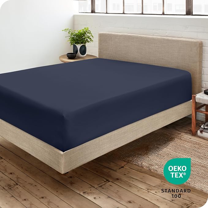 Bare Home Fitted Bottom Sheet Twin Size - Image 4