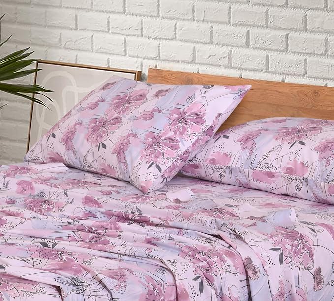 RUVANTI 100% Cotton Sheets – California King Percale Bedding, Cooling & - Image 8