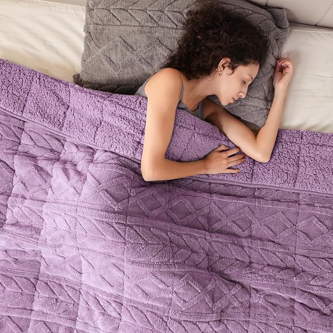 Cottonblue Jacquard Weighted Blanket 15 lbs - Image 8