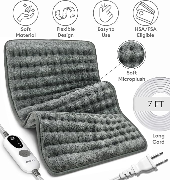 GENIANI Mothers Day Gifts for Mom – Electric Heating Pad for Back, Neck & - Image 5