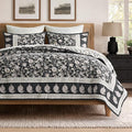 EverGrace Cotton Quilt Set Queen Size, 100% Cotton Reversible Lightweight by EverGrace