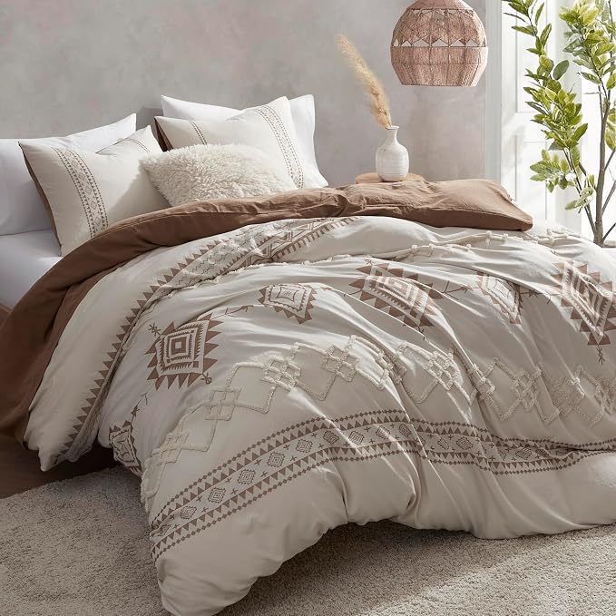 Oli Anderson Boho Duvet Cover Set Queen Size, Durable and Super Soft Duvet - Image 2