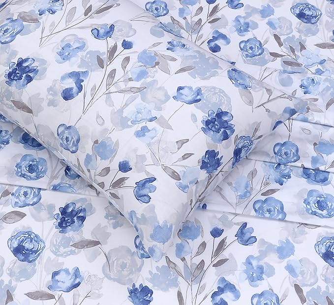 RUVANTI 100% Cotton Sheets – Queen Size Percale Bedding, Cooling & Breathable - Image 3