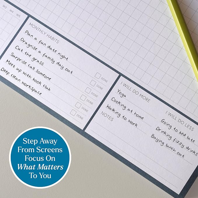 Habit Tracker Hero Desk Pad by Clear Mind Concepts® – 24 Monthly Undated - Image 7