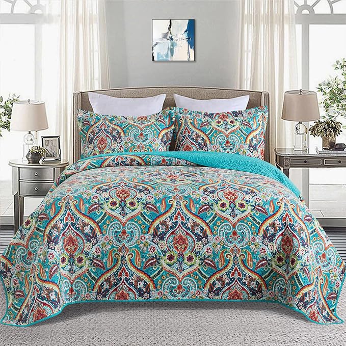 BEDIFANY Cotton Queen Quilt Set by BEDIFANY