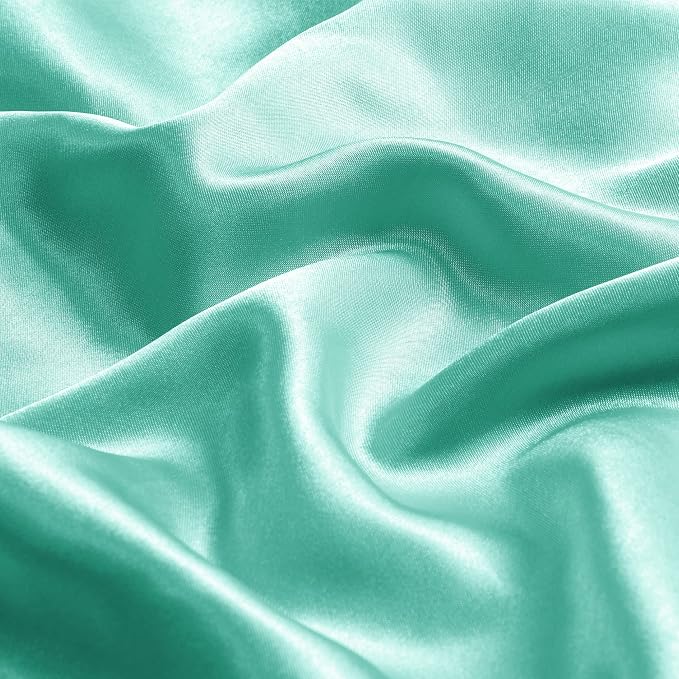BEDELITE Satin Body Pillow Cover 2 Pack, Super Soft and Cooling Body Pillow - Image 4