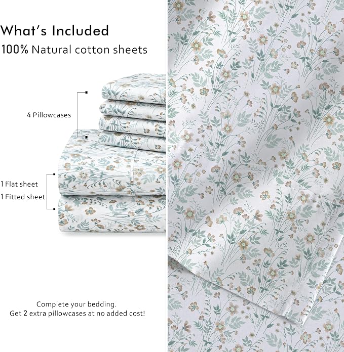 RUVANTI 6 Pcs Cotton Sheets - Image 4