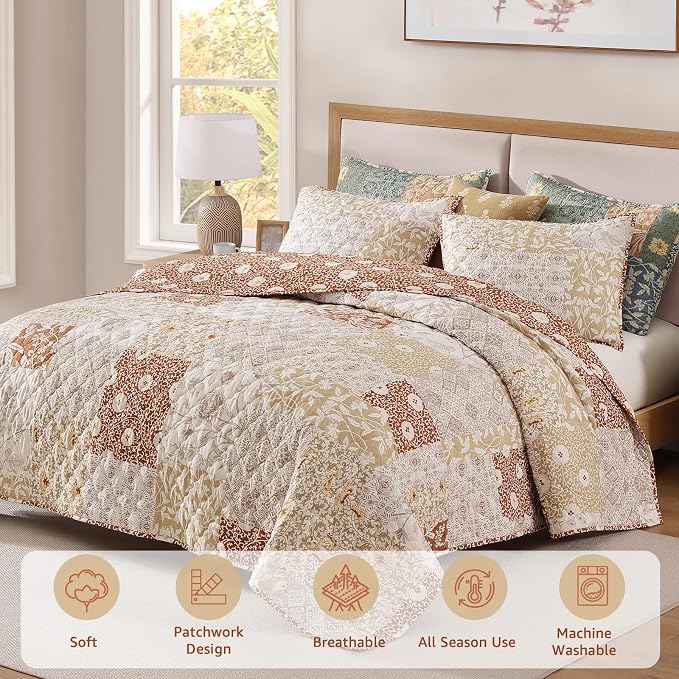 CASAAGUSTO Queen Quilt Set - Image 6