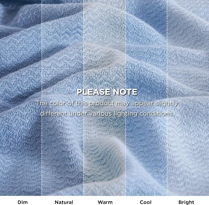 Bedsure GentleSoft 100% Cotton Blanket Full Size - Image 7