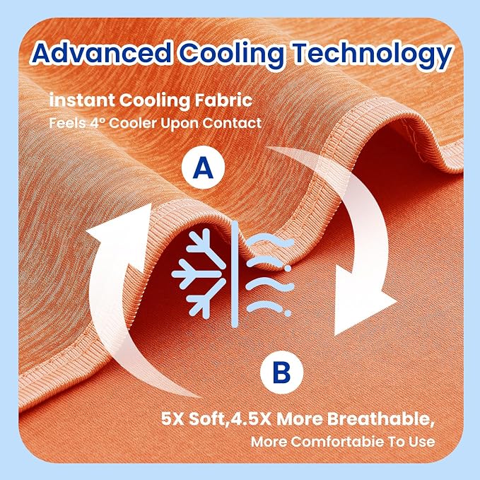 Topcee Cooling Blanket for Night Sweats Absorbs Heat to Keep Adults, Children - Image 5