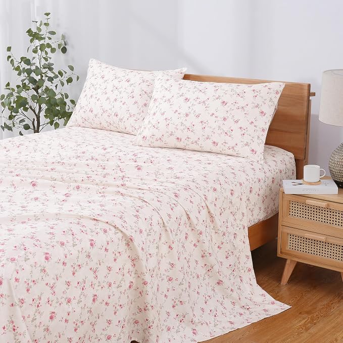 Modern Threads 4-Piece Ultra Soft Microfiber Bed Sheets Set, Wrinkle Free Sheets - Image 2