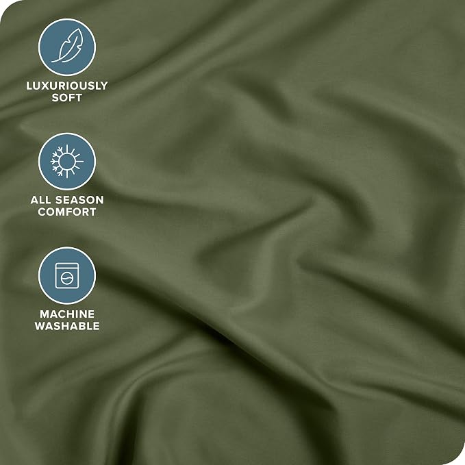 Bare Home Fitted Bottom Sheet Queen Size - Image 2