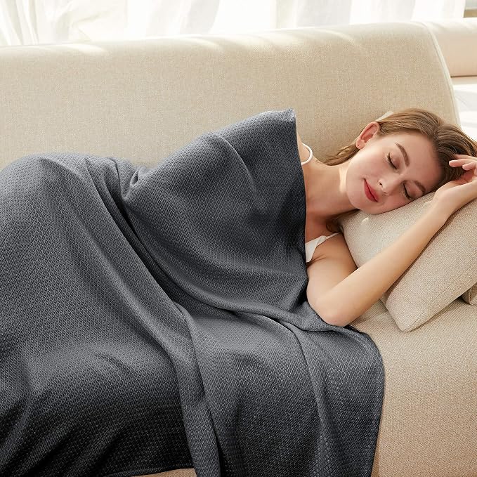 AmyHomie Cooling Blanket, 100% Rayon Derived from Bamboo, Cool Summer Blanket by AmyHomie