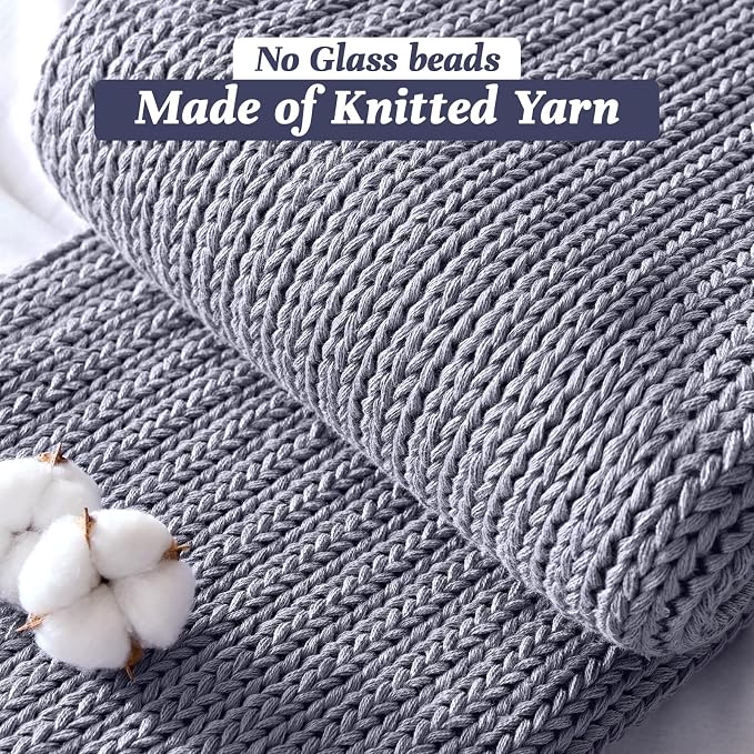 Guohaoi Knitted Weighted Blanket - Image 5