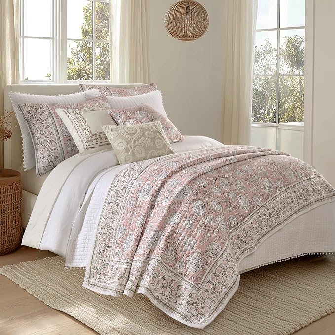 Levtex Home Adare Blush Reversible King/Cal King Quilt Set - Image 2