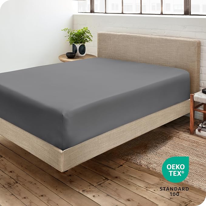 Bare Home Fitted Bottom Sheet California King Size - Image 4