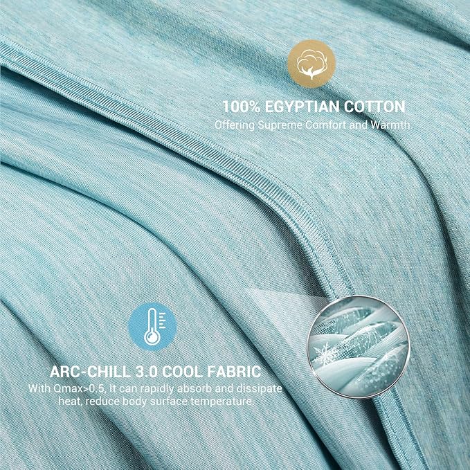 Elegear Revolutionary Cooling Blanket Queen Absorbs Heat to Keep Body Cool - Image 4