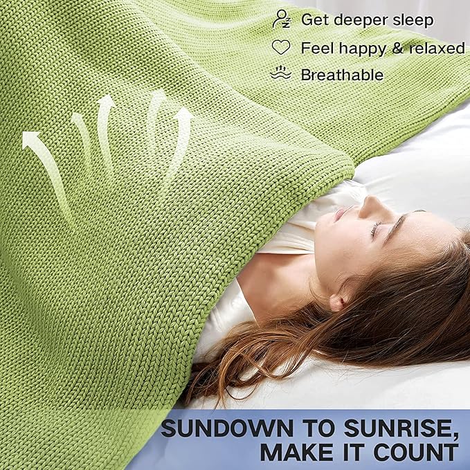 Guohaoi Knitted Weighted Blanket - Image 5