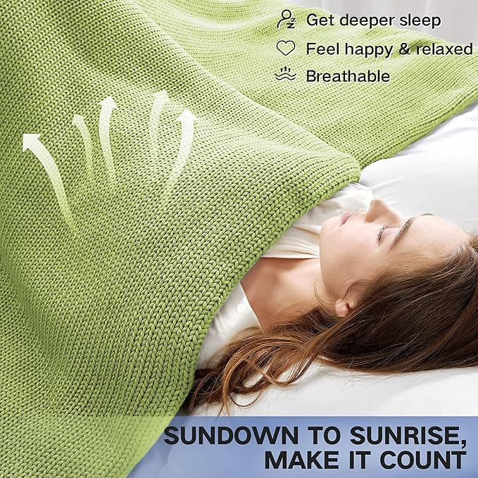 Guohaoi Knitted Weighted Blanket - Image 7