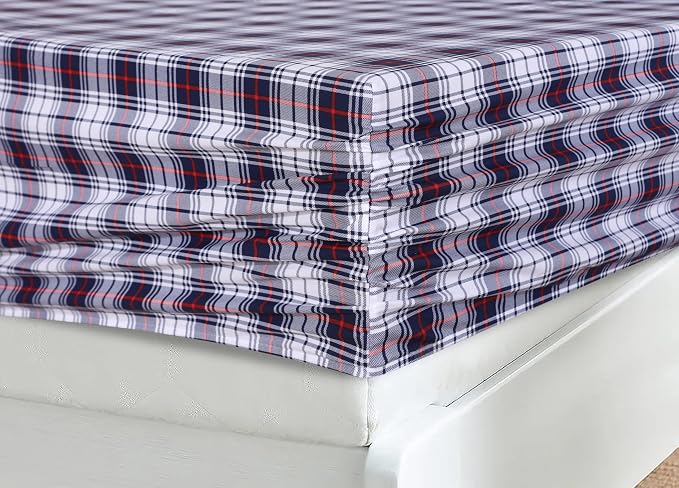 RUVANTI 100% Cotton Sheets – Queen Size Percale Bedding, Cooling & Breathable - Image 8