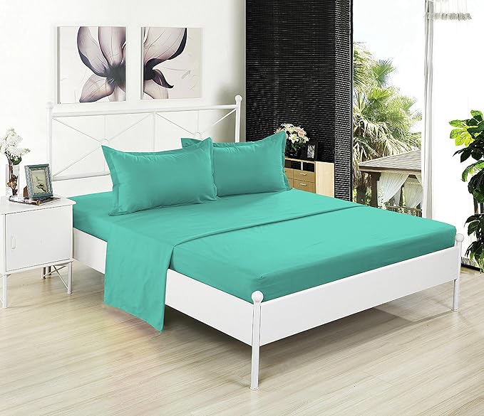 Knit Jersey 100% Cotton 2 Twin XL Fitted Bed Sheets Soft and Comfy - Image 5