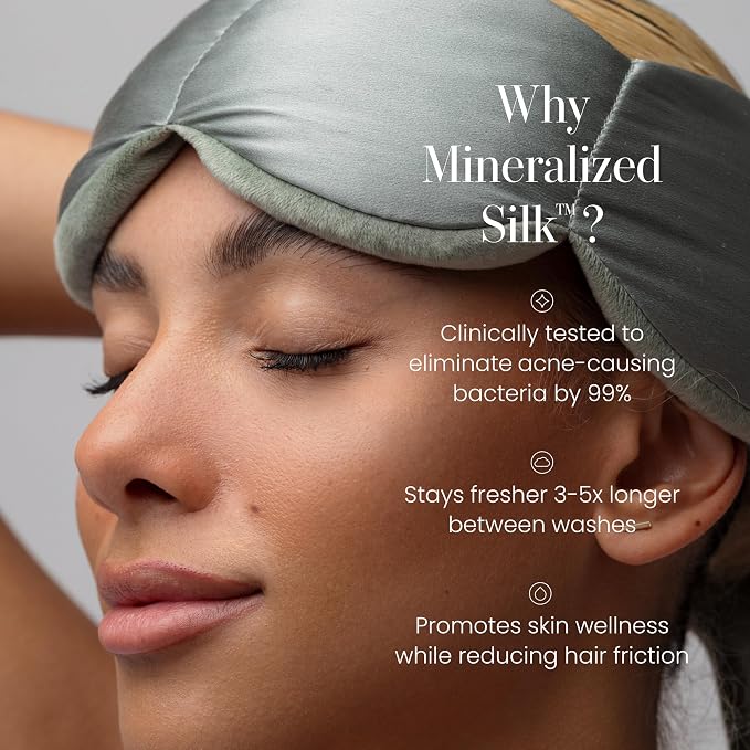 Nodpod Mineralized Silk Gentle Pressure Sleep Mask - Image 3
