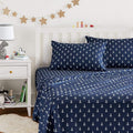 Amazon Basics Kid's Soft, Breathable, Easy-Wash Microfiber 4-Piece Sheet Set by AmazonBasics