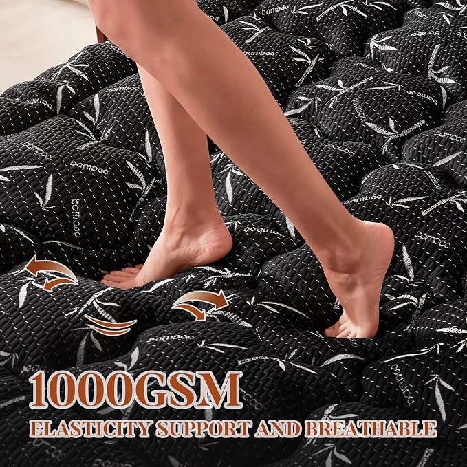 PRIMESOFT 100% Waterproof Twin XL Size Mattress Topper, Thick Pillow Top - Image 5
