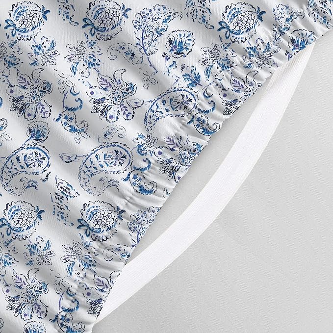 Elegant Comfort Luxury Soft Bed Sheets Paisley Pattern - Image 4