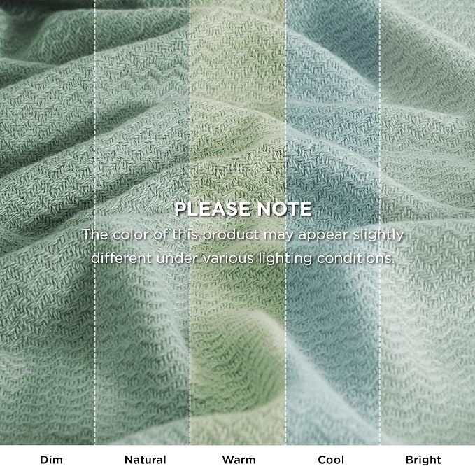 Bedsure GentleSoft 100% Cotton Blanket Full Size - Image 7