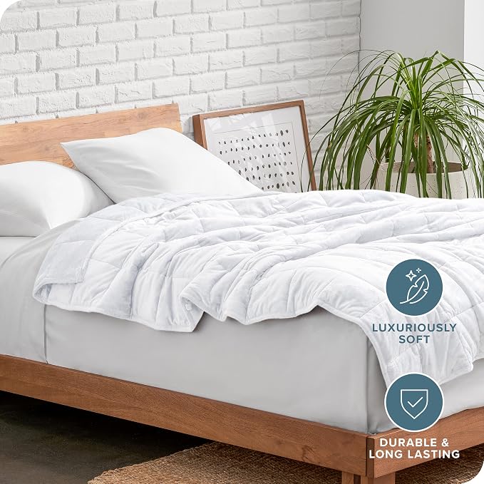 Bare Home Weighted Blanket Queen Size 17lb - Image 5