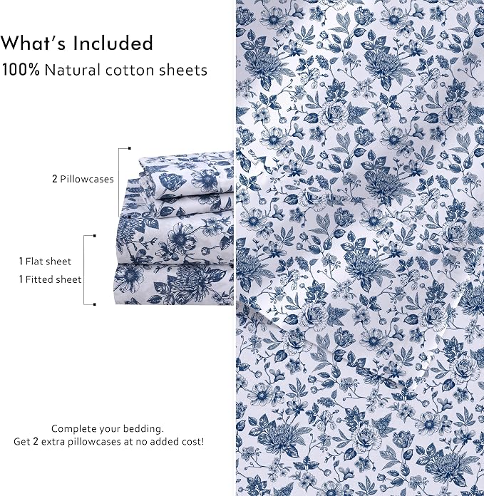 RUVANTI 4 Pcs Cotton Sheets - Image 4