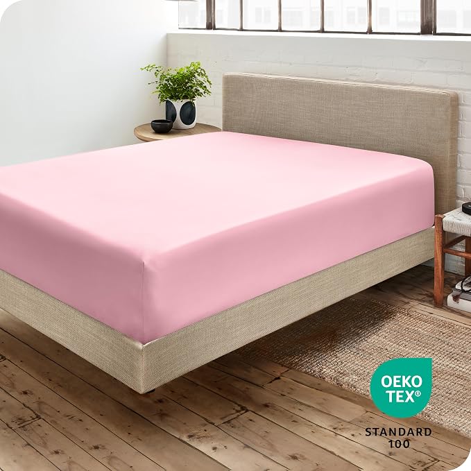 Bare Home Fitted Bottom Sheet Twin Size - Image 4