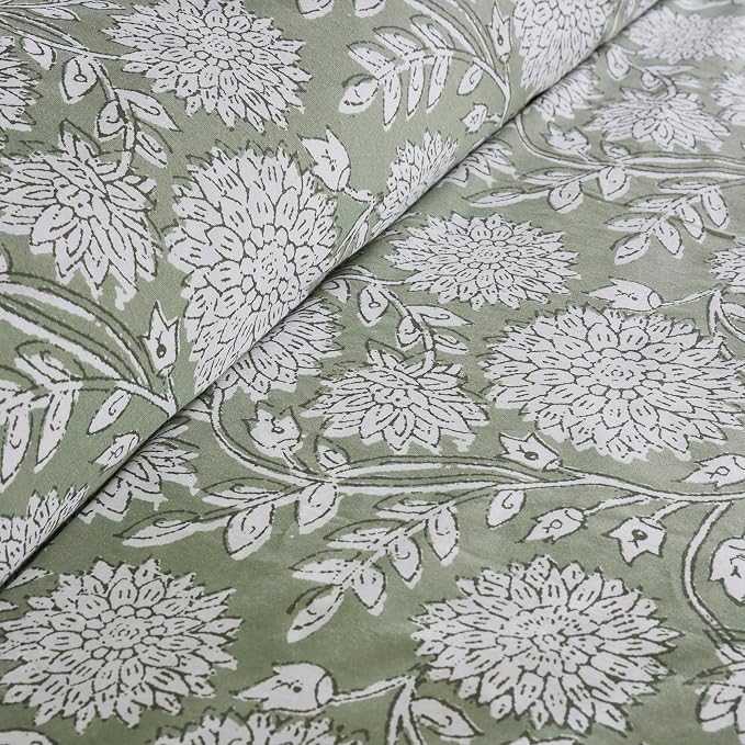Levtex Home Adare Sage Reversible Twin Duvet Cover Set - Image 5