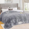 greenoak Heated Blanket Electric Queen Size 84"X90" Dual Control, Heating by Greenoak
