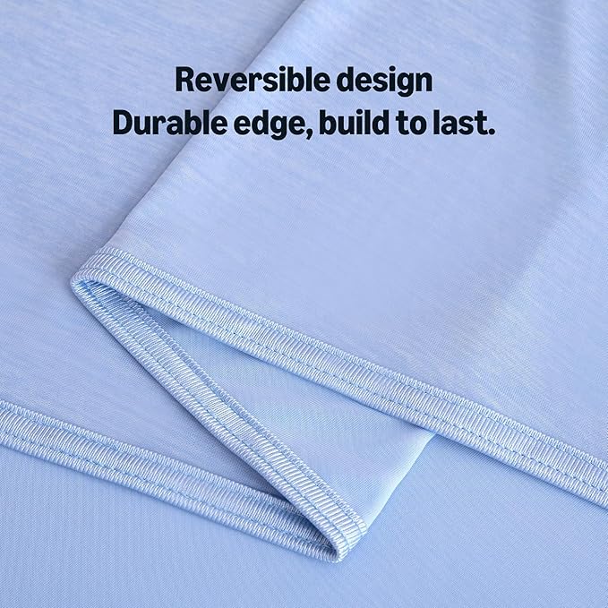 Amazon Basics Cooling Blanket for Hot Sleepers, Reversible Lightweight Thin - Image 4
