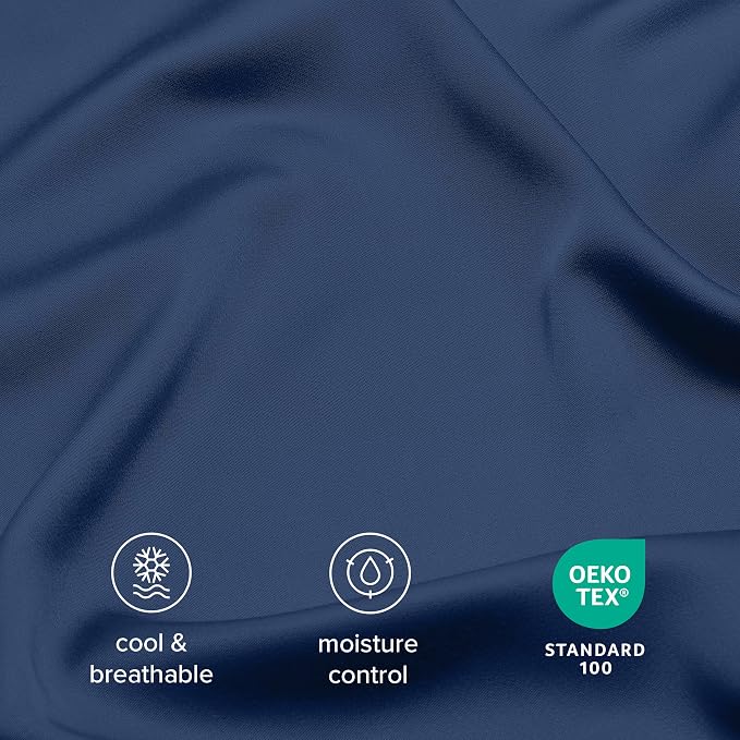 Bare Home 100% Rayon Made from Bamboo Luxury Body Size Cooling Pillowcase - Image 6