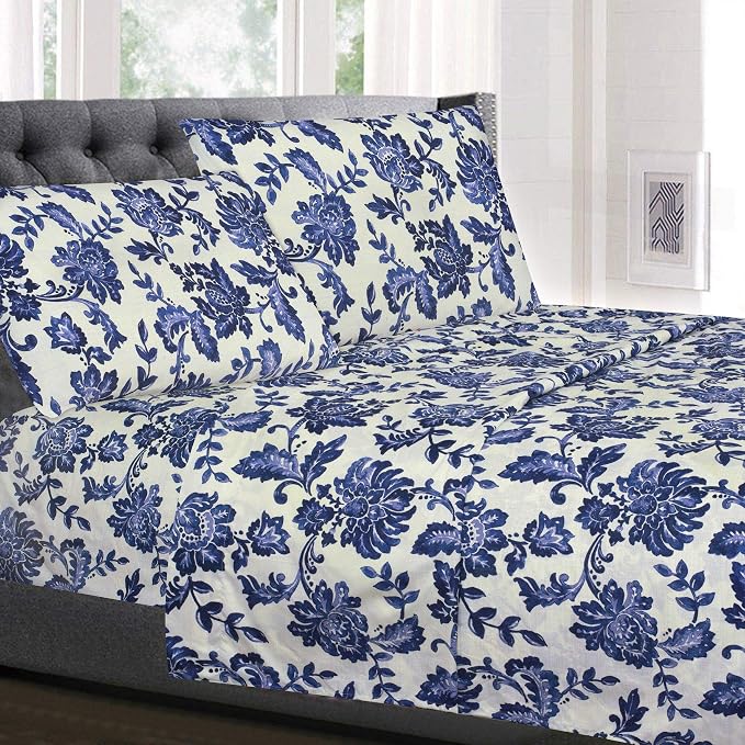 Queen Size Bed Sheets by SweetHomeCollection