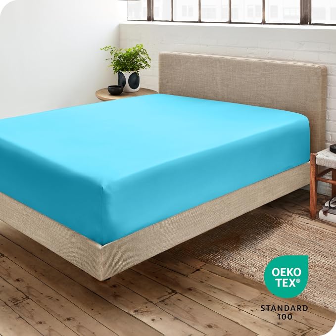 Bare Home Fitted Bottom Sheet King Size - Image 4