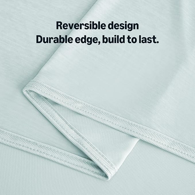 Amazon Basics Cooling Blanket for Hot Sleepers, Reversible Lightweight Thin - Image 4