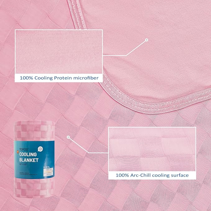 Topcee Cooling Blanket, Summer Cooling Blankets - Image 5