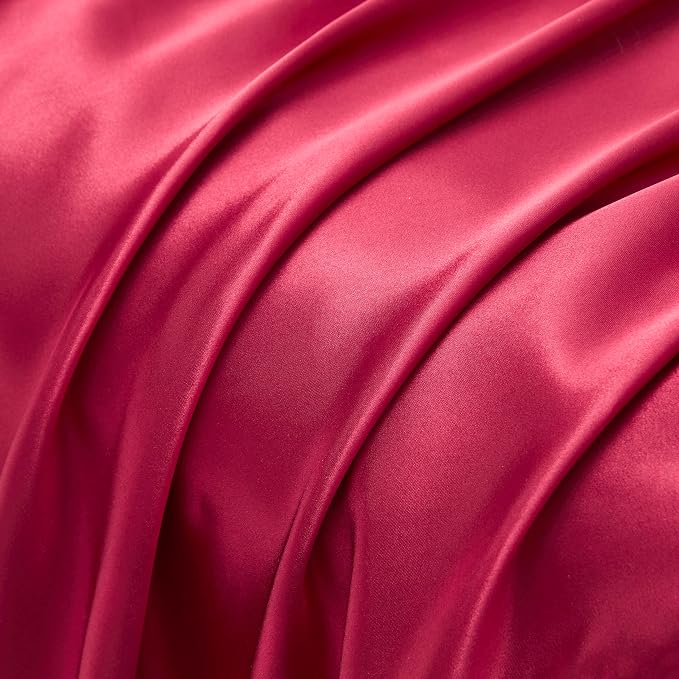 Satin Pillowcases with Zipper （20x26）, Standard Size Pillowcases Set of 2 - Image 4