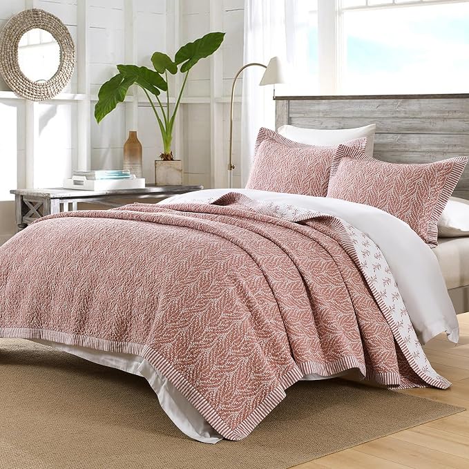 SahSahCasa Quilt Set Queen Size, 100% Cotton Quilt Bedding Set Bedspread - Image 4