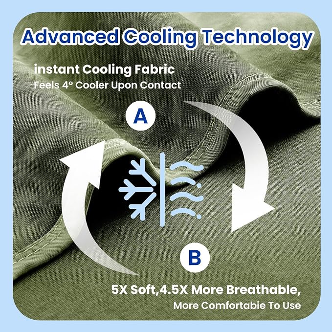 Topcee Cooling Throw Blanket for Hot Sleepers, Arc-Chill Q-Max >0.5 Cool Fiber - Image 5