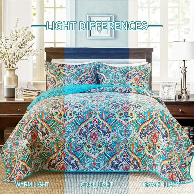 BEDIFANY Cotton Oversized King Size Quilt - Image 6