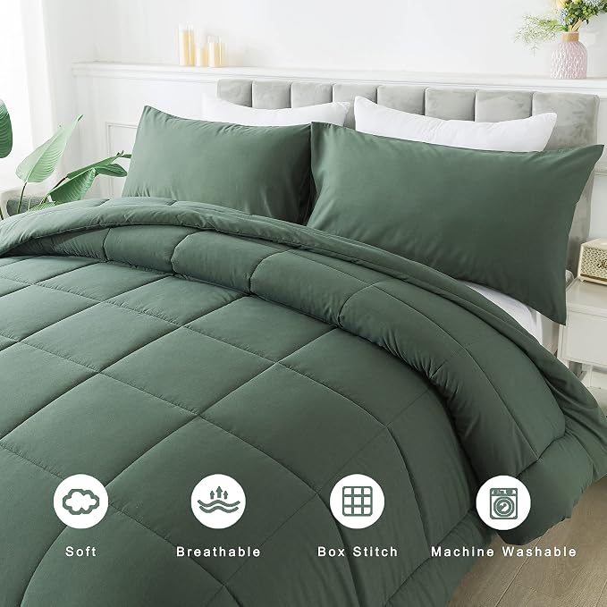 DOWNCOOL King Size Comforter Set -All Season Bedding Comforters Sets - Image 3