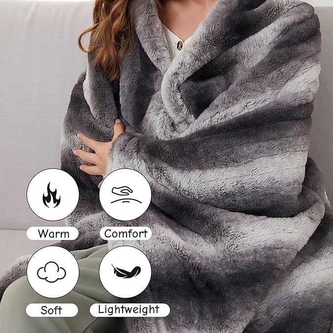 Soypipo Electric Heated Throw Blanket 50"x60", Overheat Protection, Machine - Image 4