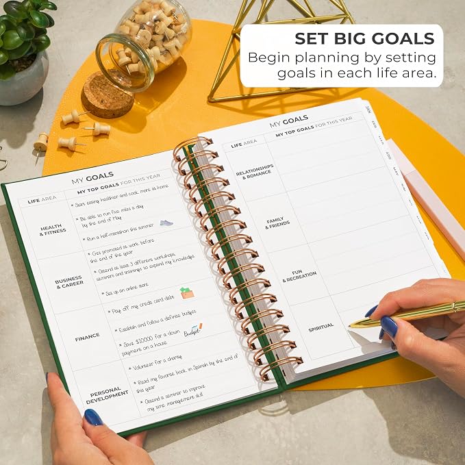 Clever Fox Dated Planner with Tabs 2026 – Weekly & Monthly Spiral Planner with - Image 5