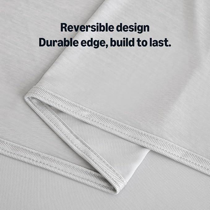 Amazon Basics Cooling Blanket for Hot Sleepers, Reversible Lightweight Thin - Image 4